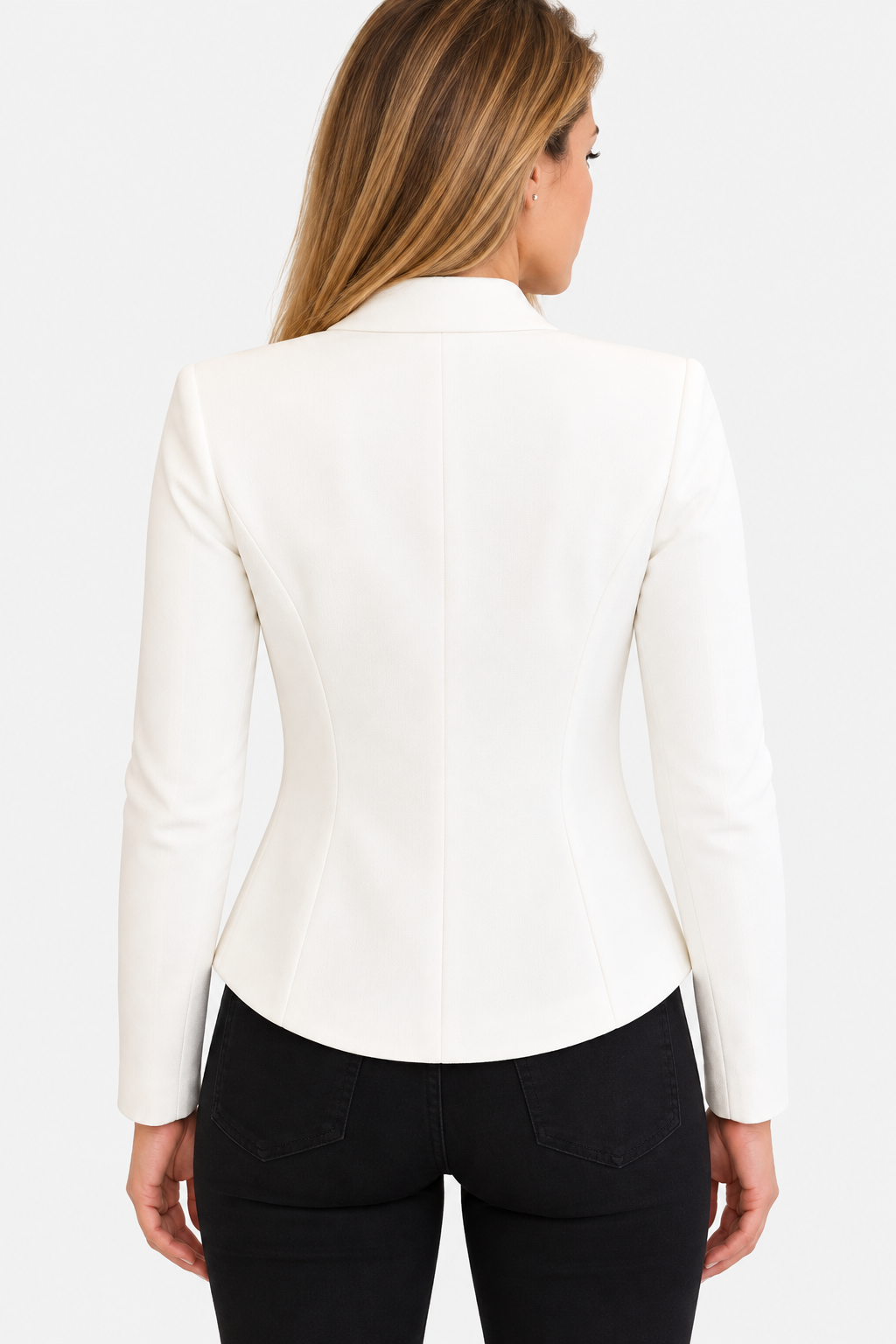 Blazer cintré ouvert sans revers — Amielle Paris