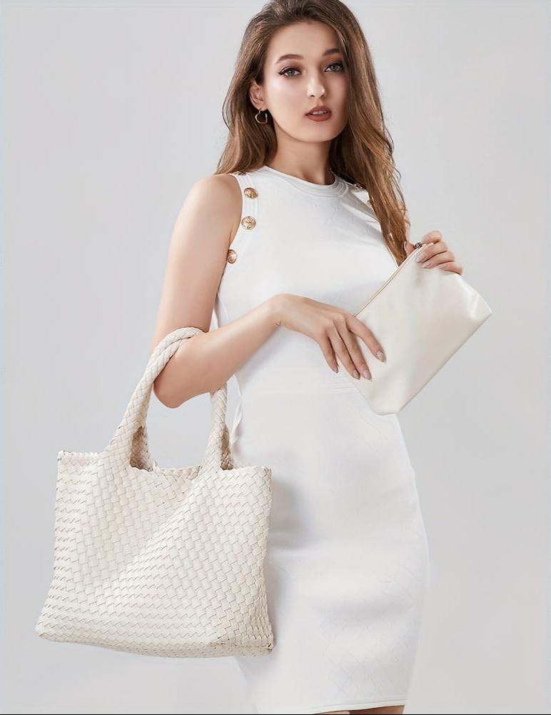 Lena — Sac cabas tressé — Amielle Paris