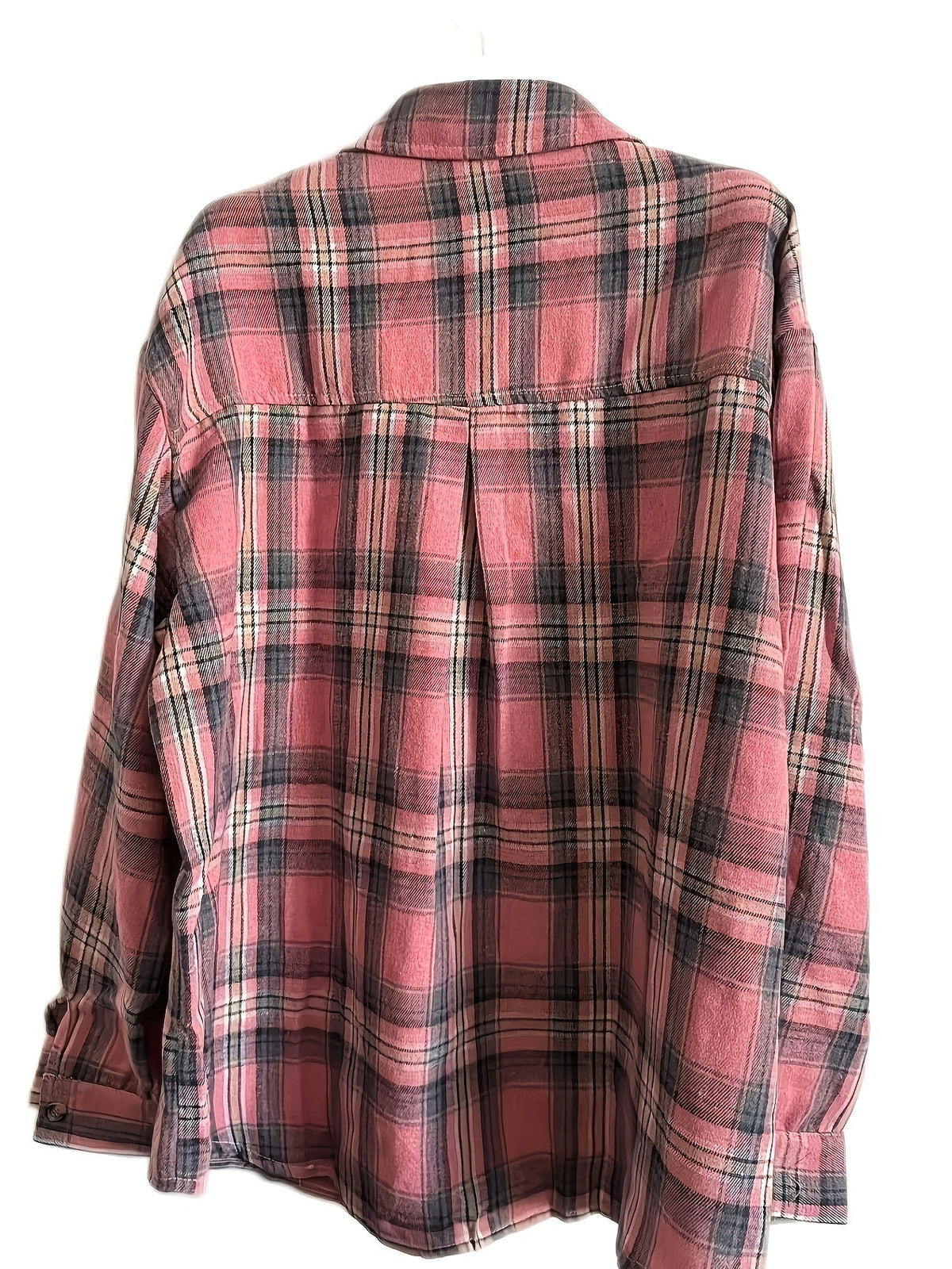 Chemise en flanelle à carreaux et devant noué — Amielle Paris
