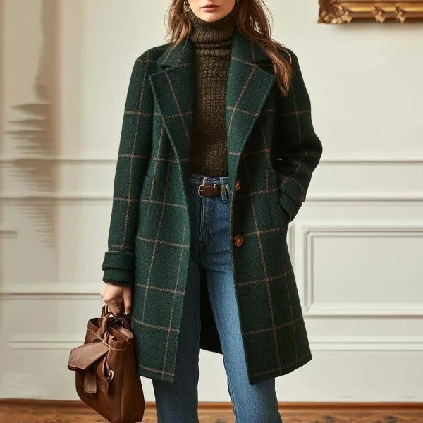 Camille — Manteau à carreaux — vue principale