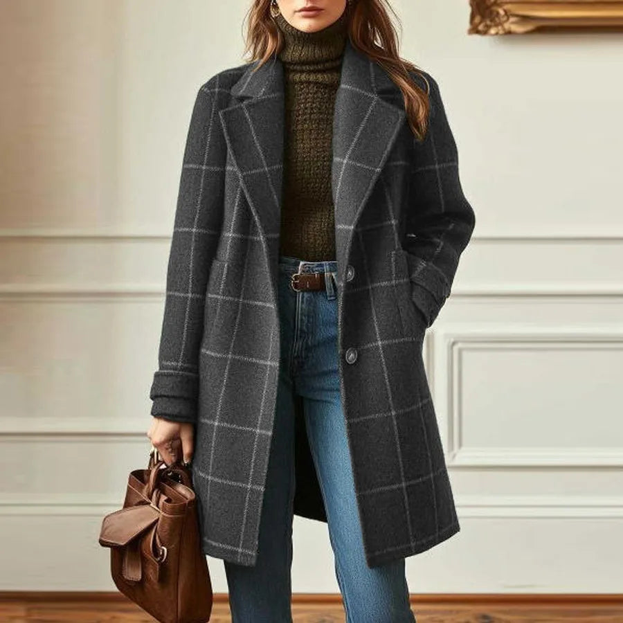 Camille — Manteau à carreaux — vue 3