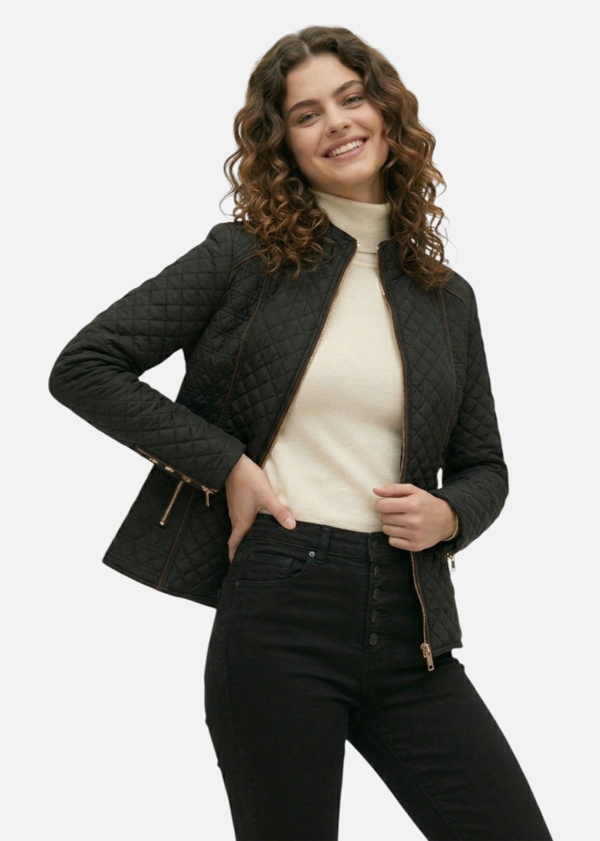 Victorine — Veste matelassée cintrée — Amielle Paris
