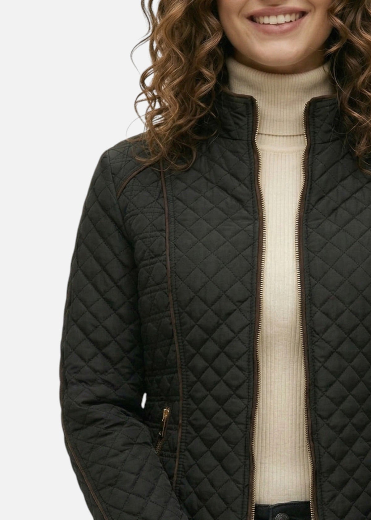 Victorine — Veste matelassée cintrée — Amielle Paris