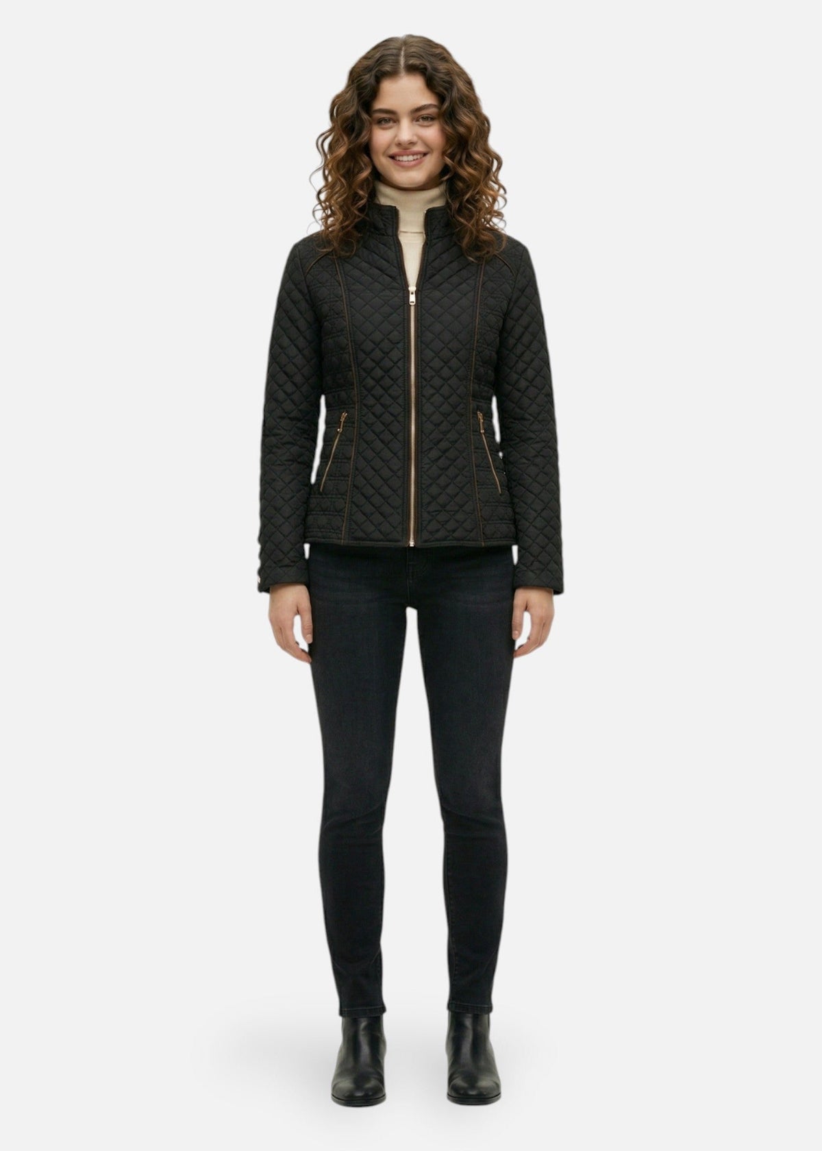 Victorine — Veste matelassée cintrée — Amielle Paris