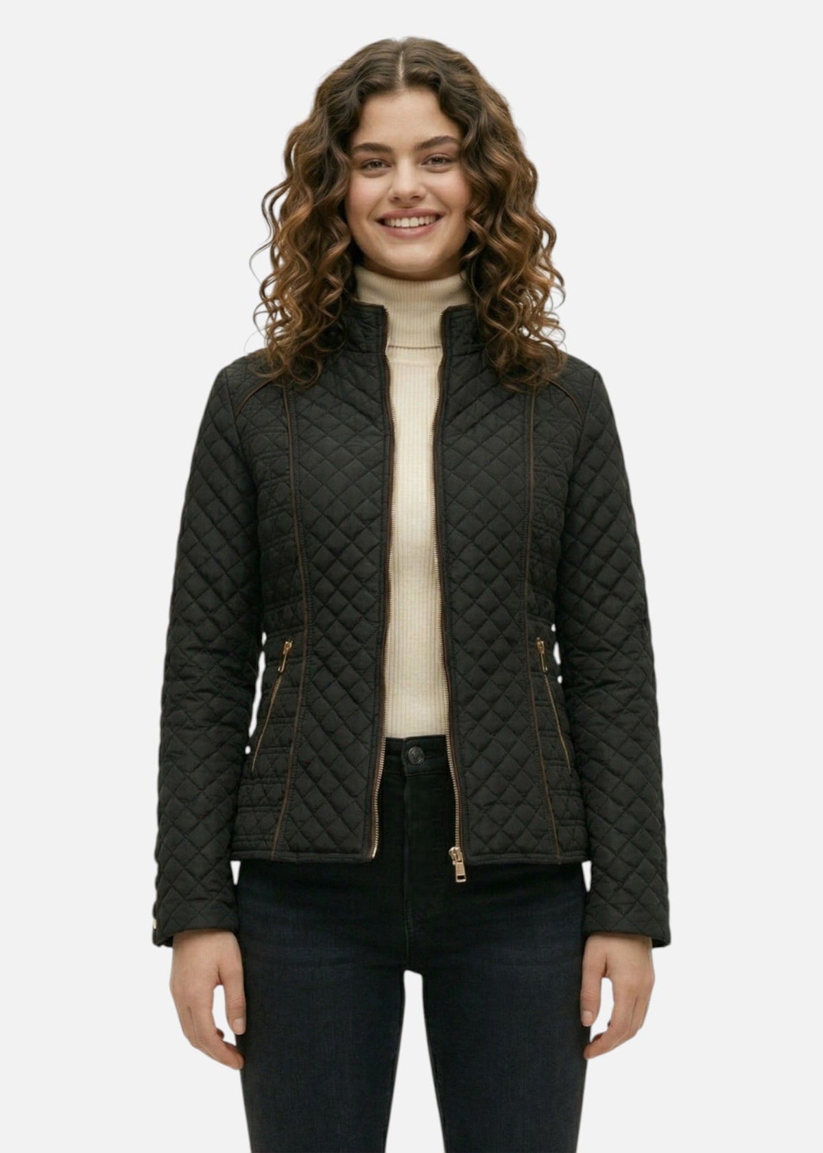Victorine — Veste matelassée cintrée — Amielle Paris