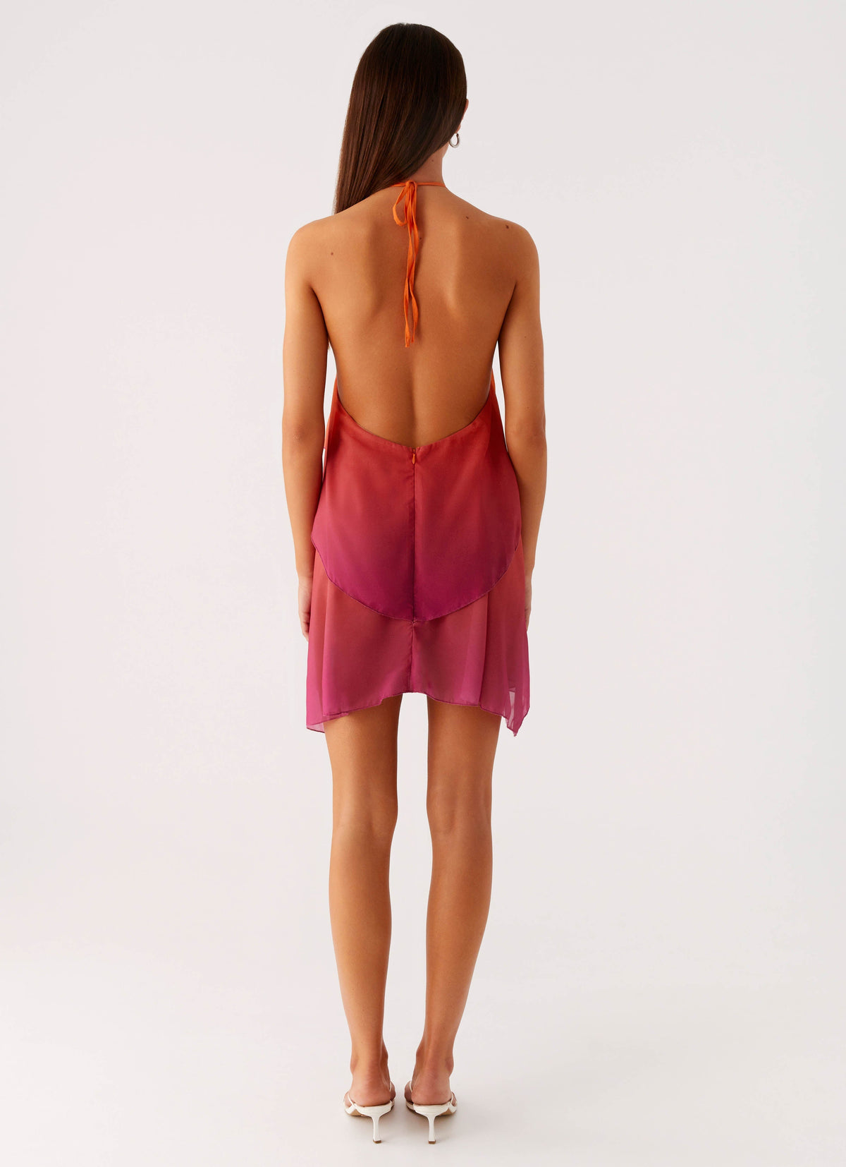 Juliana — Robe courte dégradée à dos nu — Amielle Paris