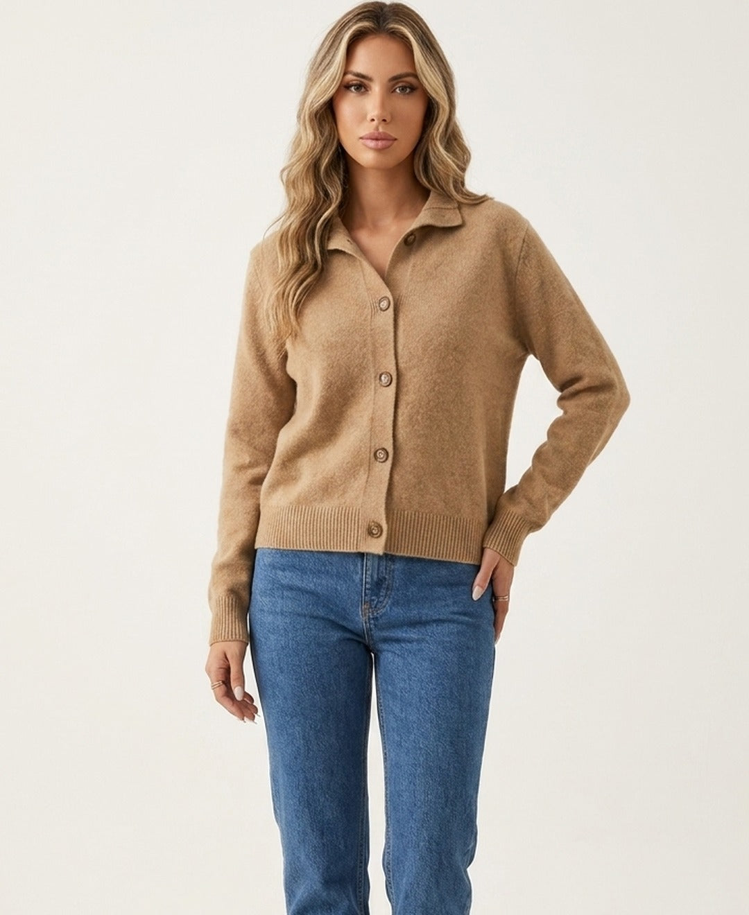 Cardigan en maille douce Amandine — Amielle Paris