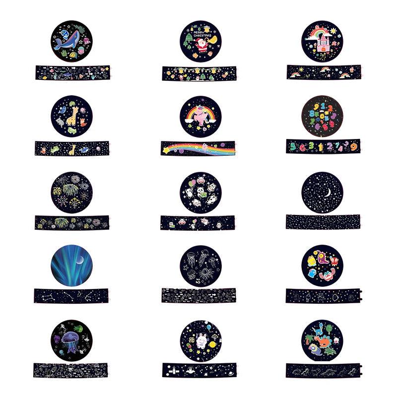 Veilleuse projecteur d’étoiles à couronne — vue 3