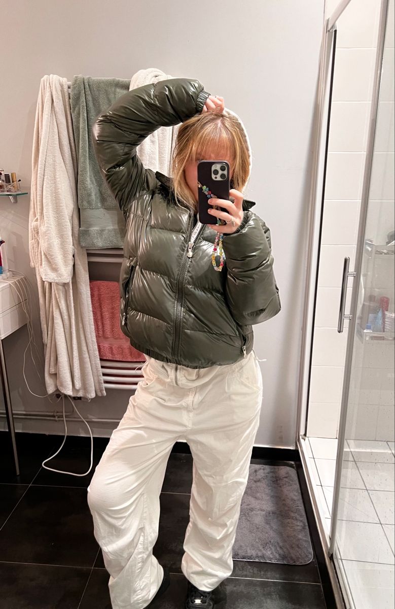 Elodie — Doudoune à capuche et zip intégral — Amielle Paris
