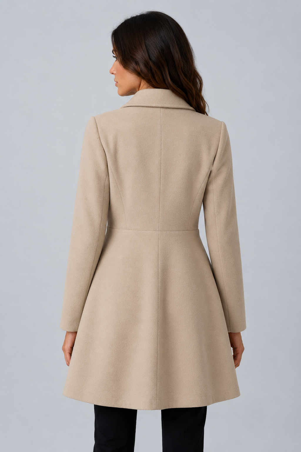 Manteau cintré à col châle — Gorginia — Amielle Paris