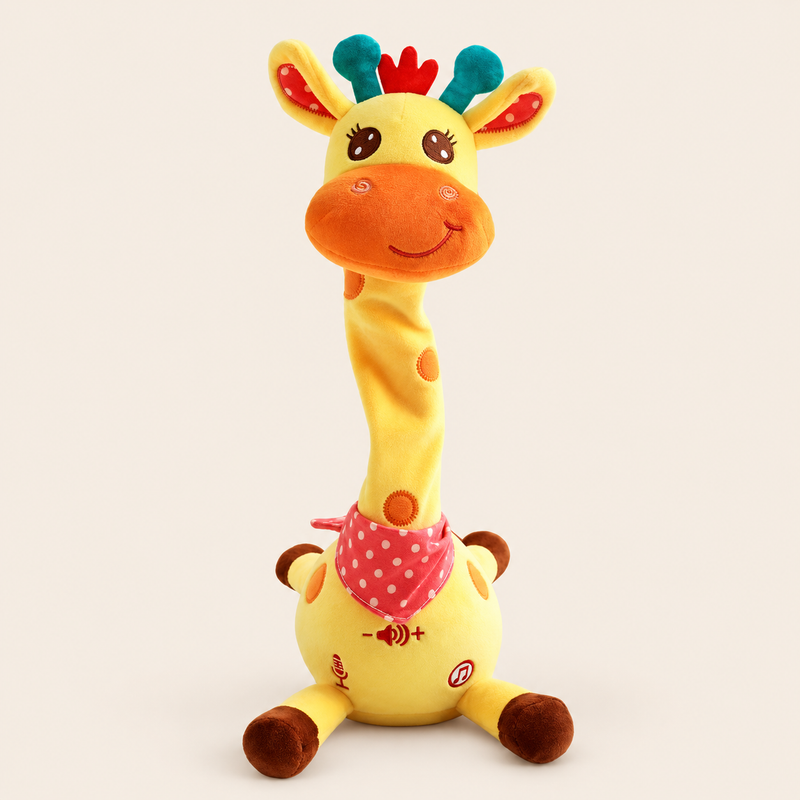 Girafe dansante qui répète les mots — 35 cm — vue 1