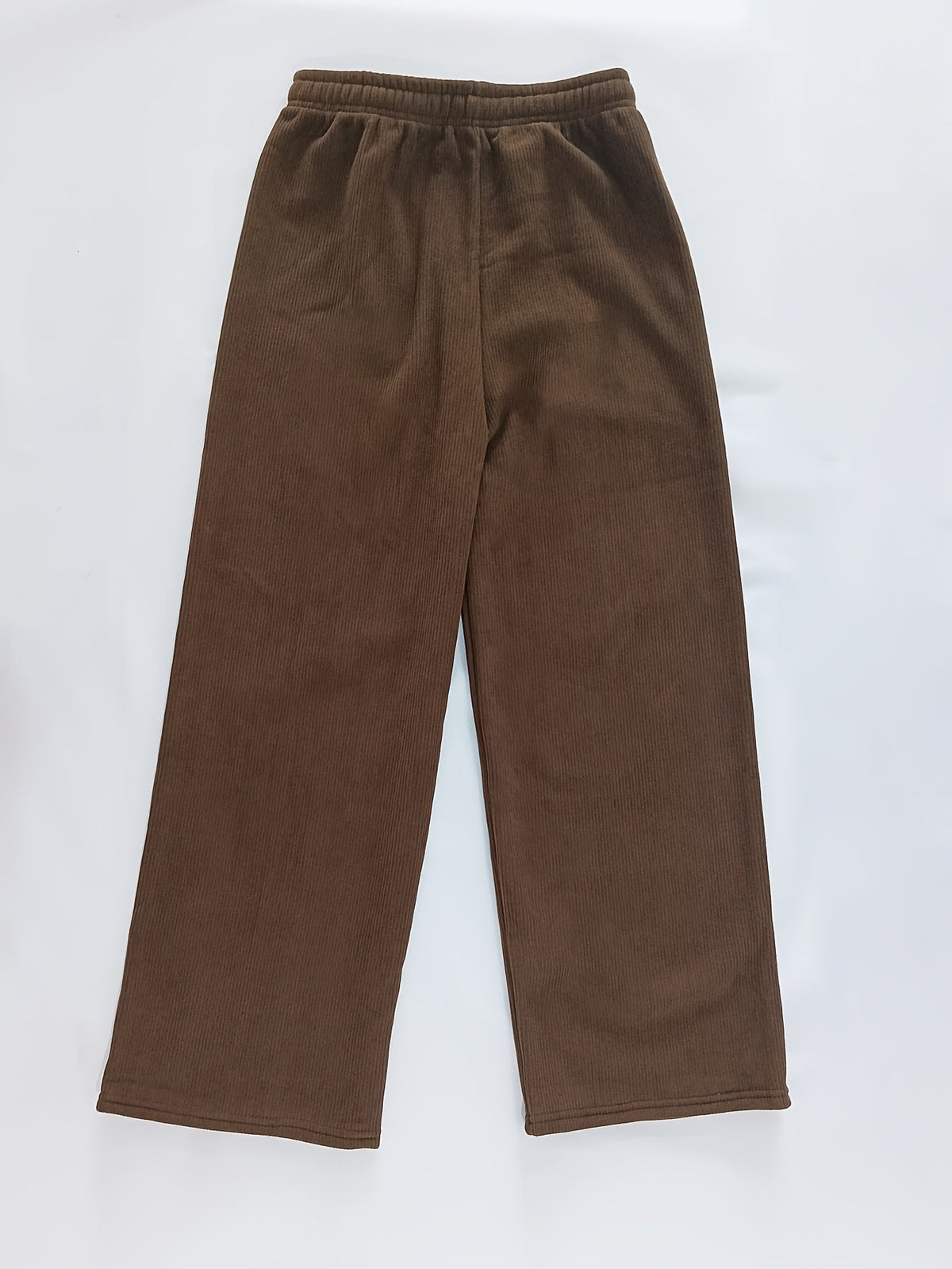Pantalon large en velours à revers duveteux — Amielle Paris
