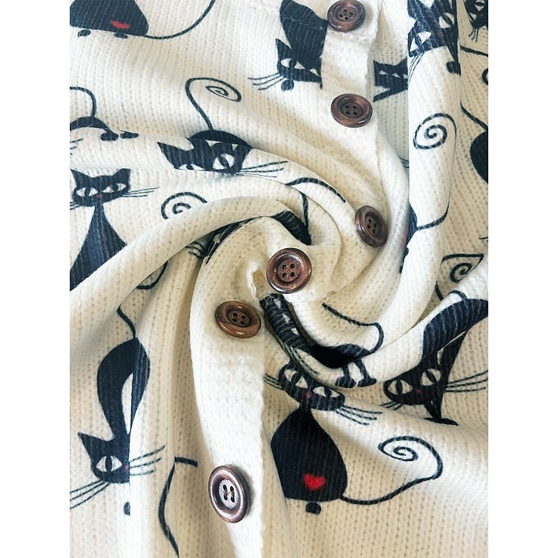 Renata | Gilet boutonné à motifs fleuris — Amielle Paris