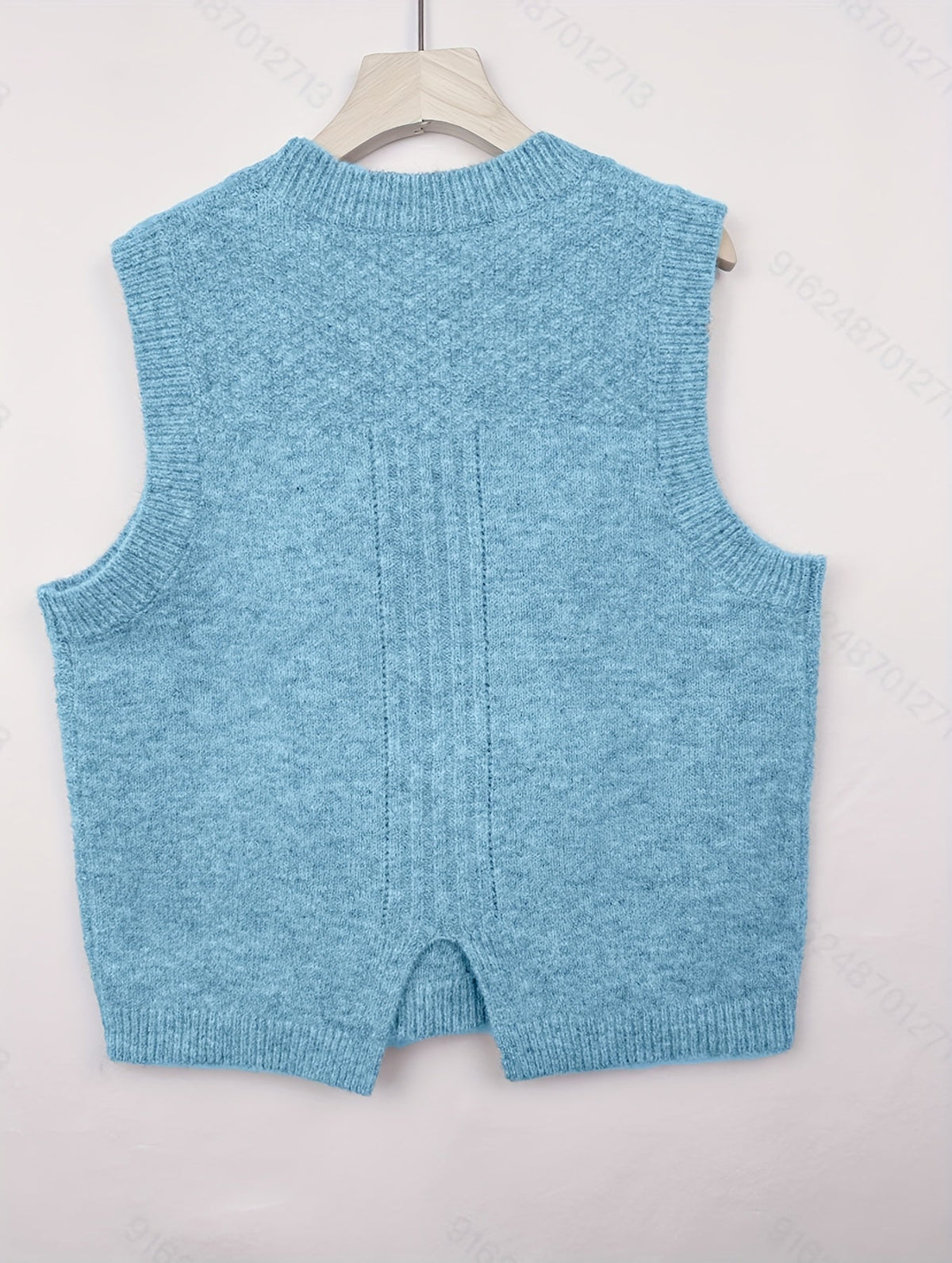 Pull sans manches en maille torsadée — Amielle Paris