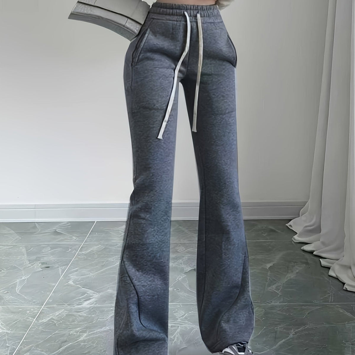 Pantalon évasé à taille haute — Amielle Paris