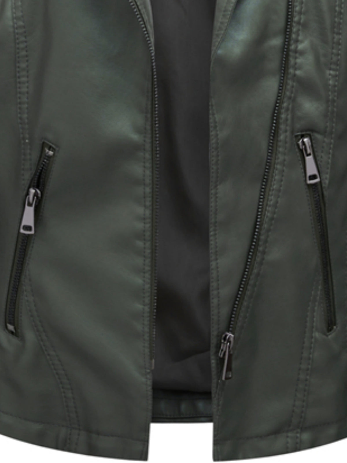 Nadia | Veste verte à détails zippés — Amielle Paris