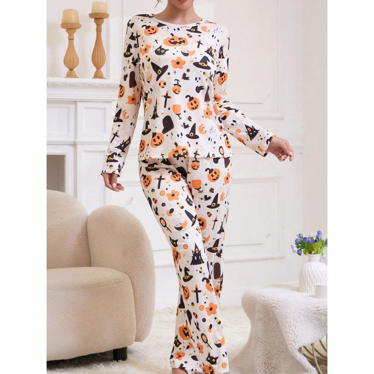 Boneyard Belle — Pyjama imprimé Halloween — vue 7