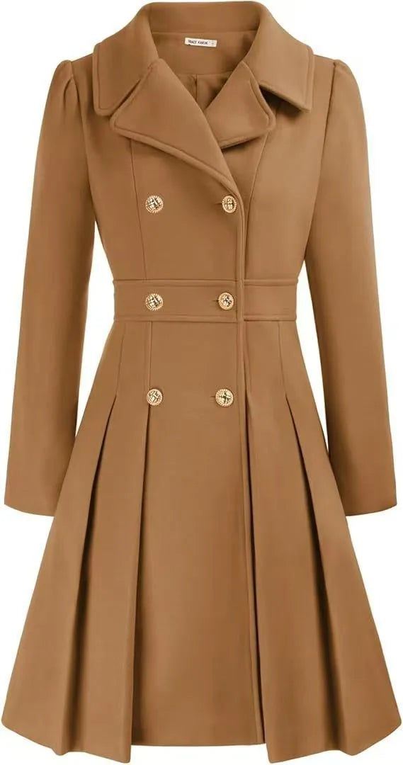 Ellena — Manteau cintré à jupe évasée — vue 5