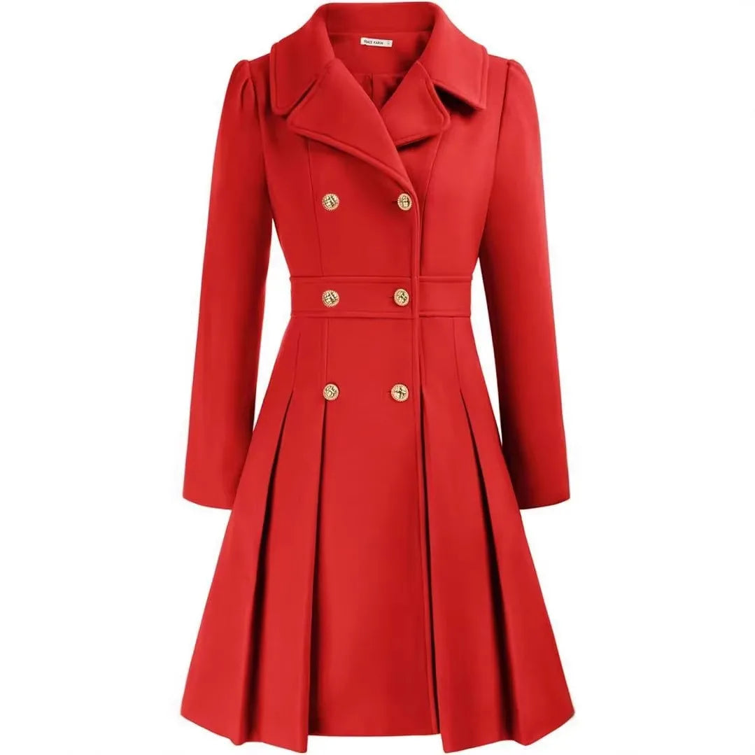 Ellena — Manteau cintré à jupe évasée — vue 3