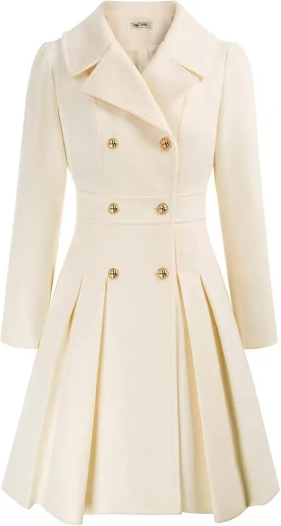Ellena — Manteau cintré à jupe évasée — vue 6
