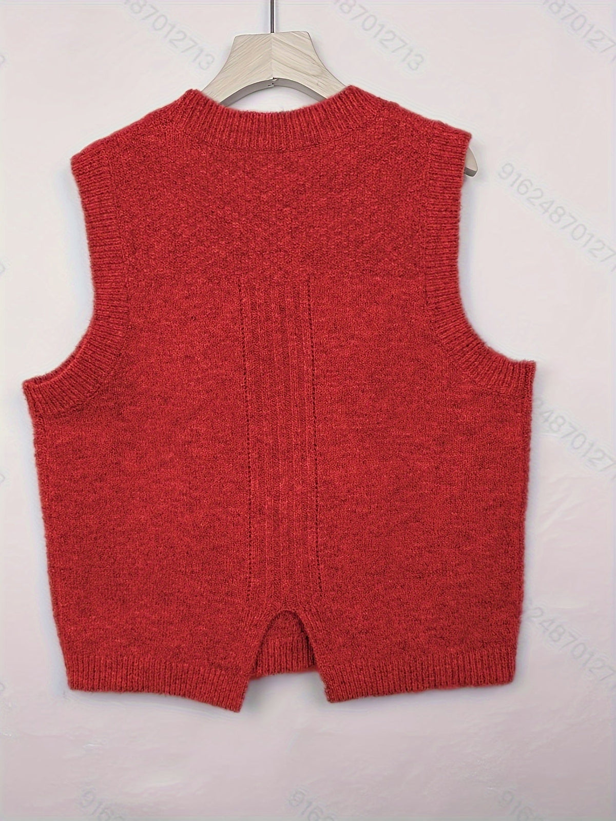 Pull sans manches en maille torsadée — Amielle Paris