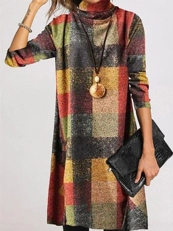 Penelope — Robe courte à carreaux — Amielle Paris