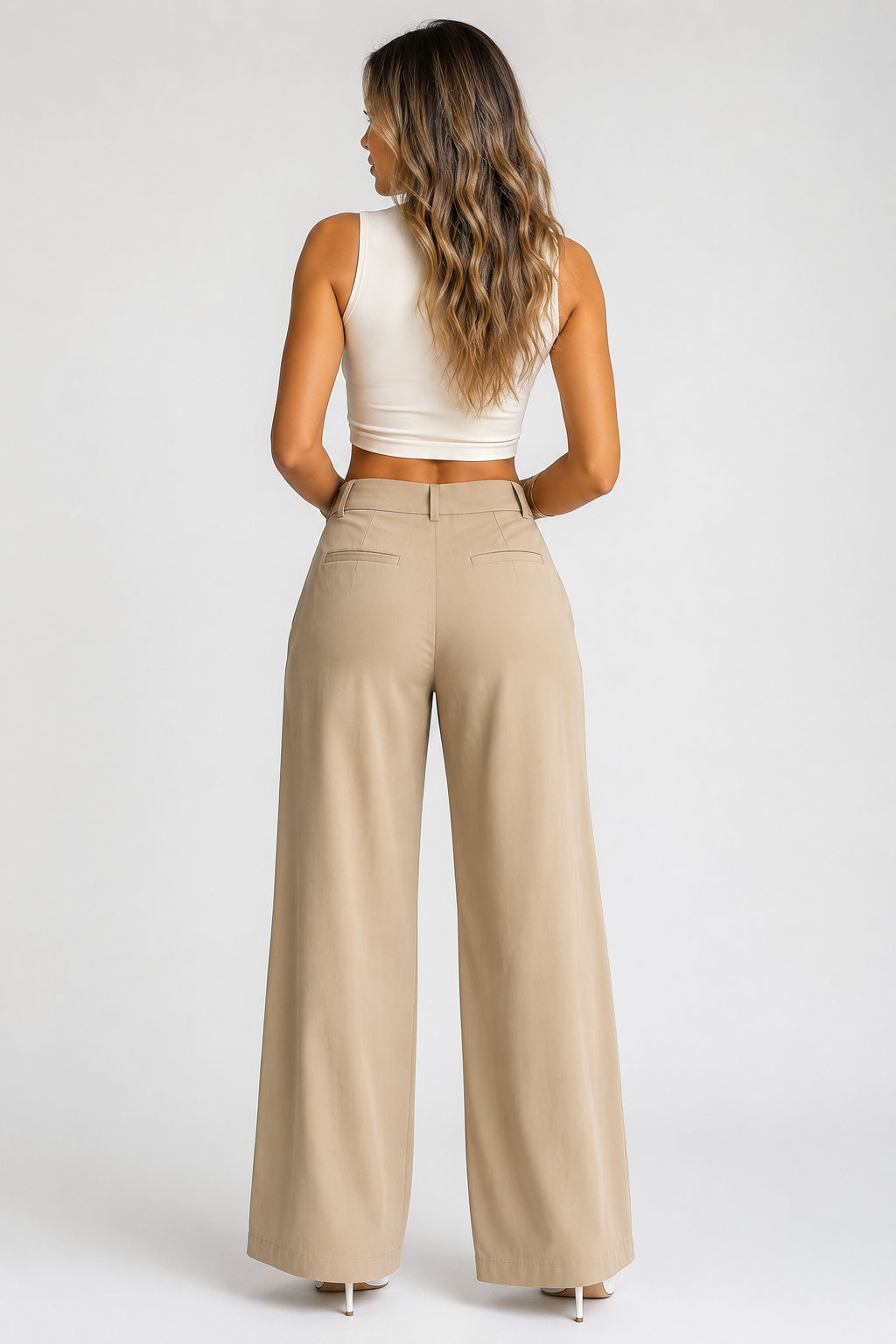 Pantalon large à pinces — Lizzy — Amielle Paris