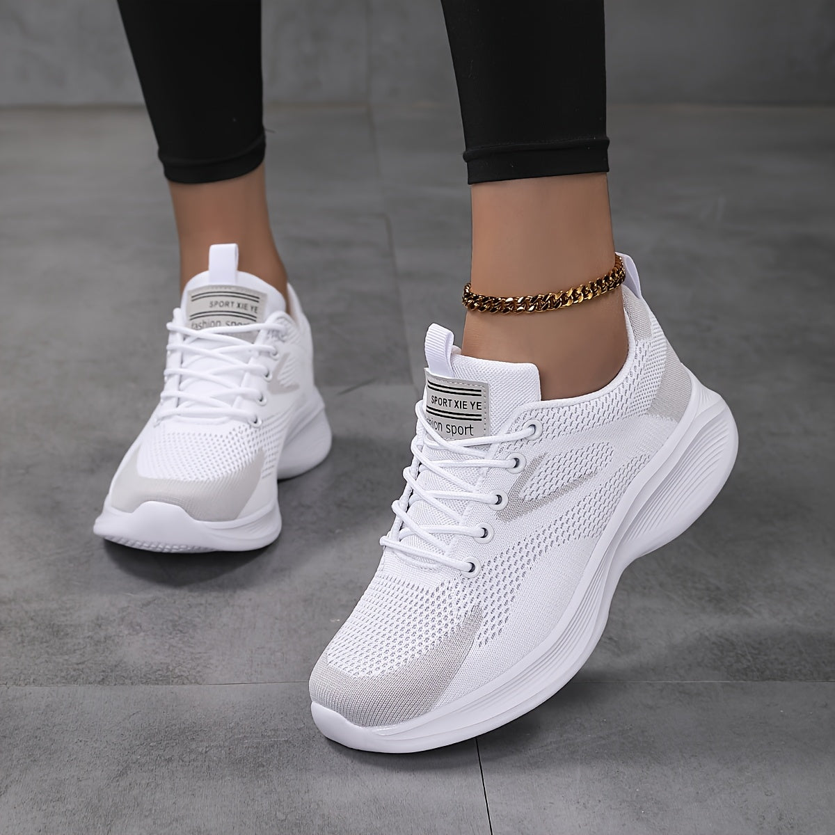 Harper | Baskets en maille aérée — Amielle Paris