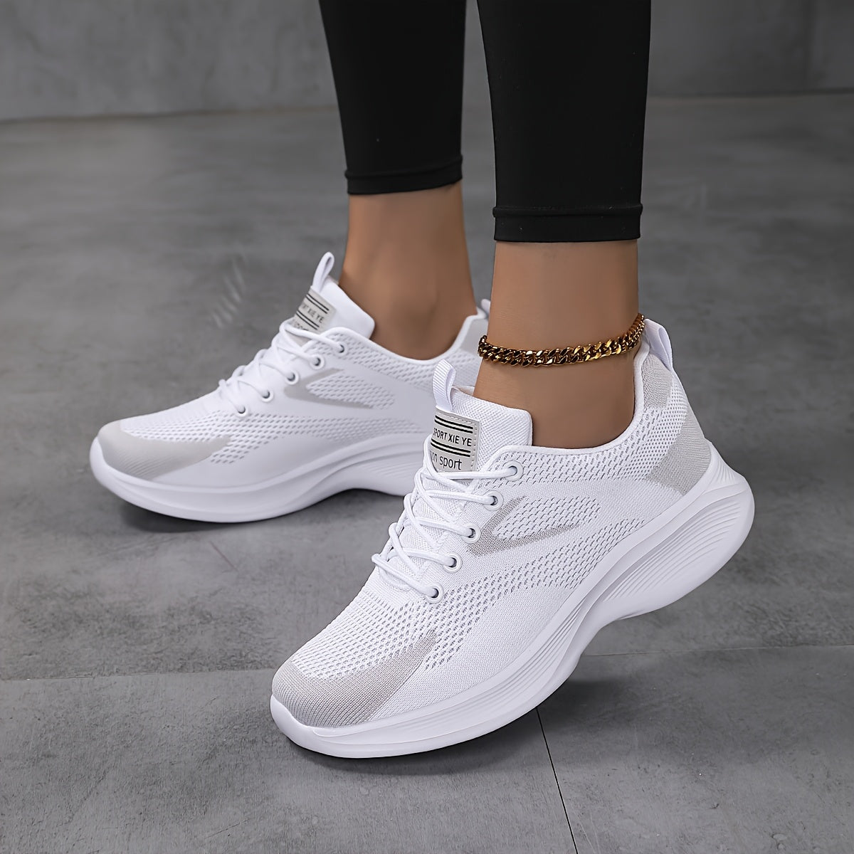 Harper | Baskets en maille aérée — Amielle Paris