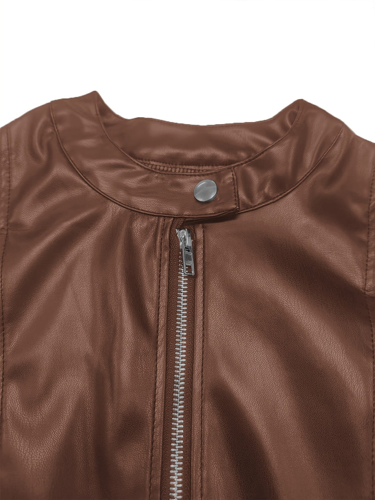 Veste courte style motard à fermeture zippée — Amielle Paris