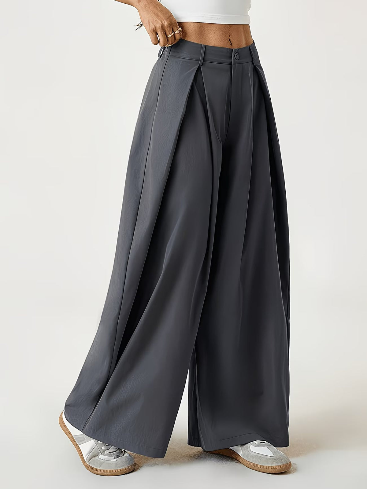 Pantalon très large à pinces — Gwyn — Amielle Paris