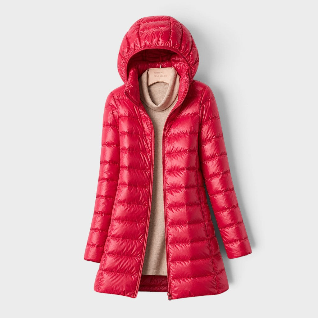 Fabienne | Manteau matelassé à capuche