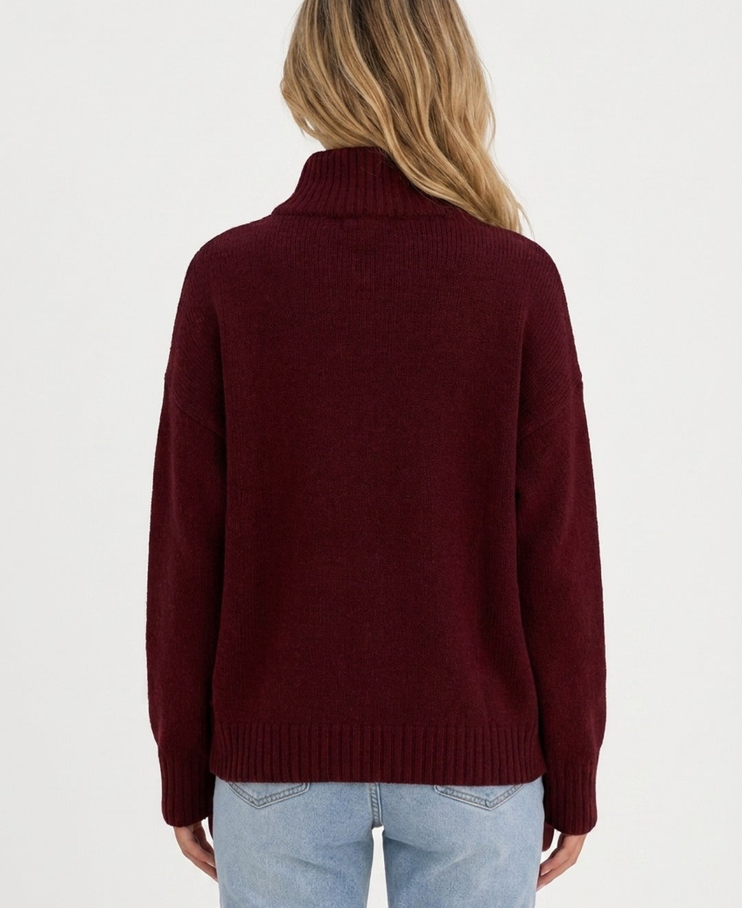 Cardigan zippé à col montant Camille — Amielle Paris