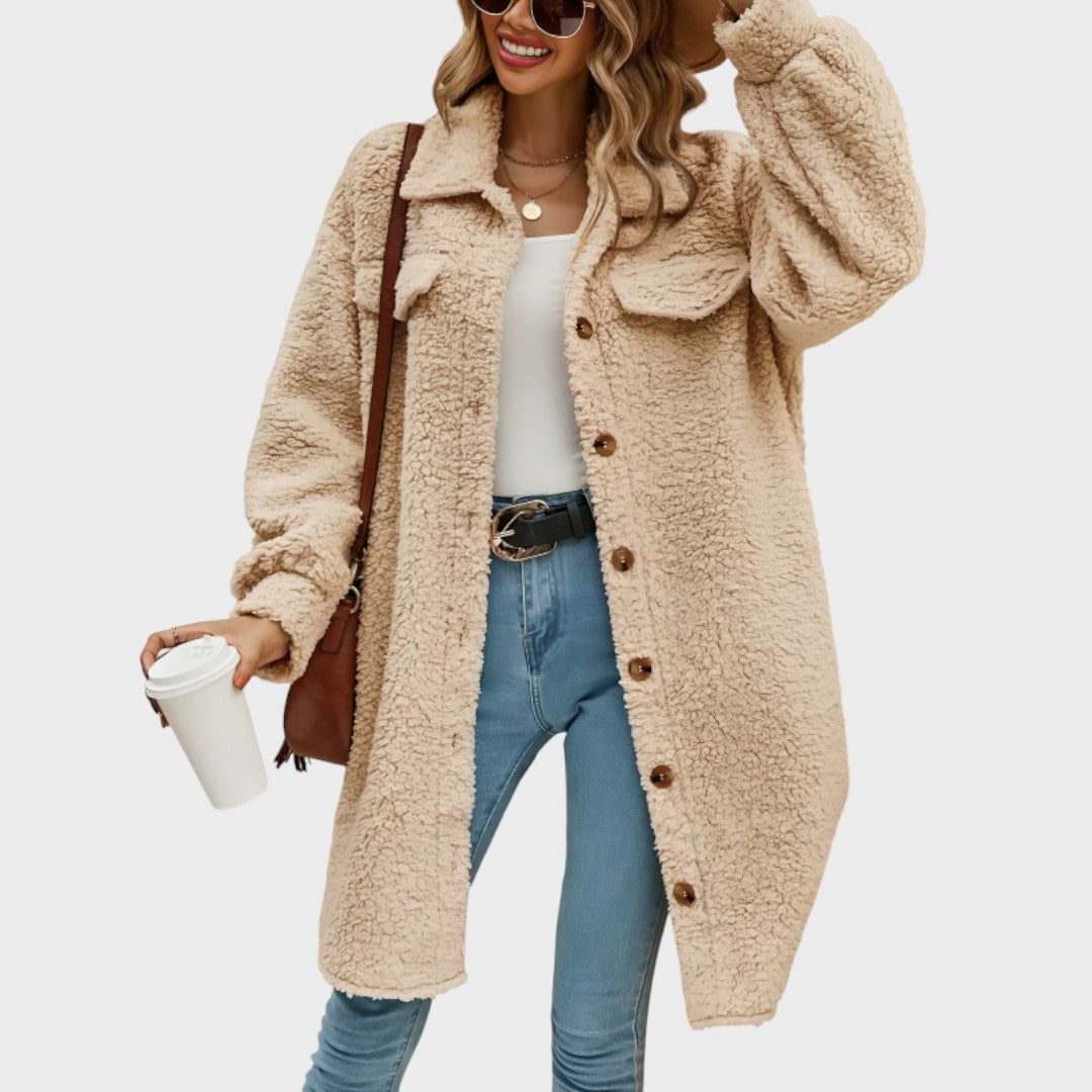 Colette | Manteau teddy