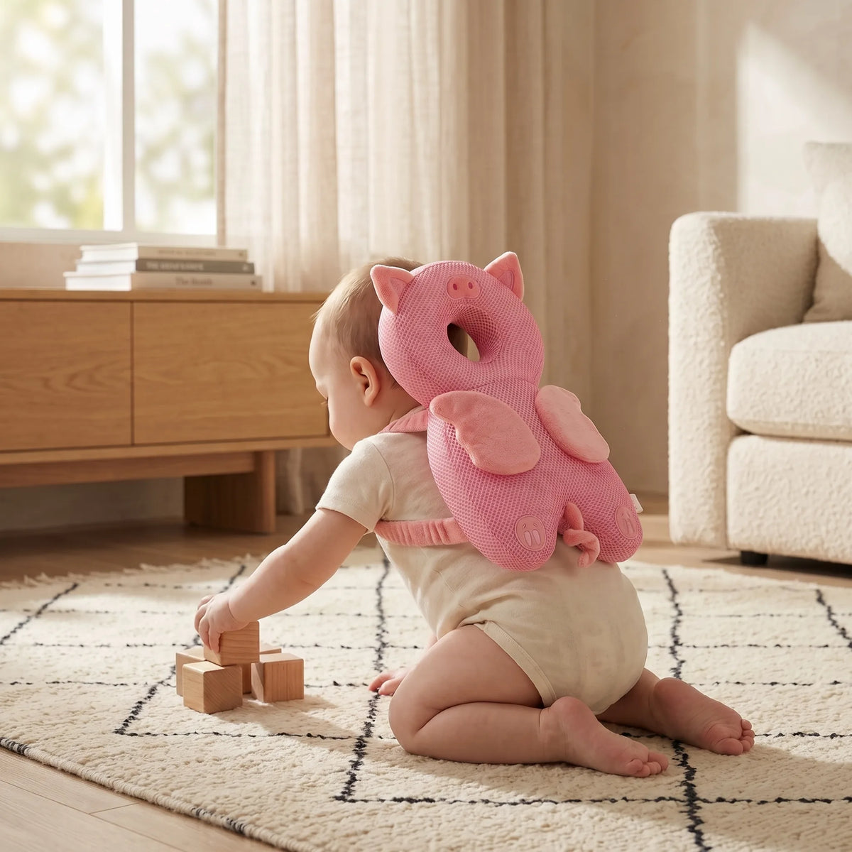 Coussin dorsal bébé à bretelles — Motifs animaux — vue 6