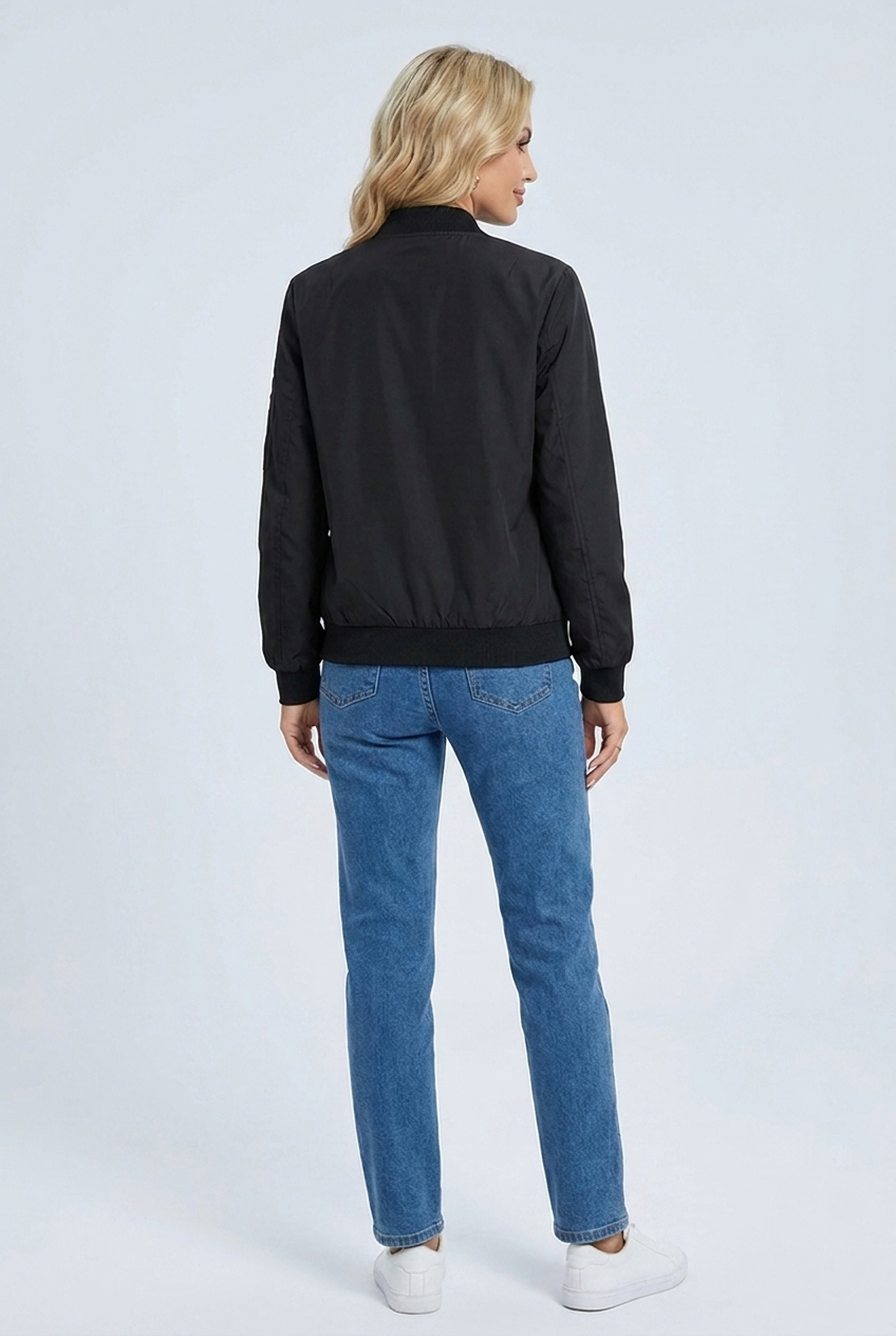 Zoé — Bomber court zippé — Amielle Paris