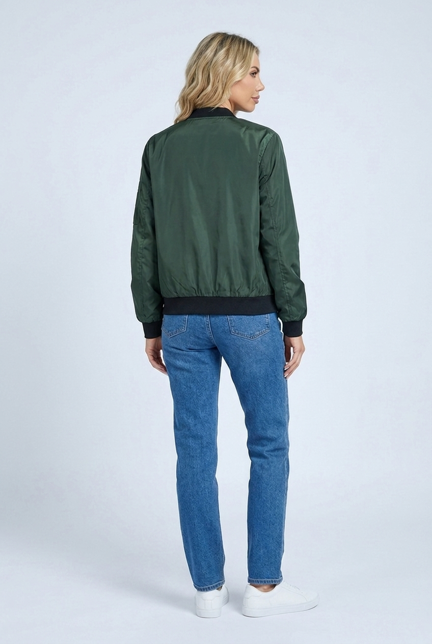 Zoé — Bomber court zippé — Amielle Paris