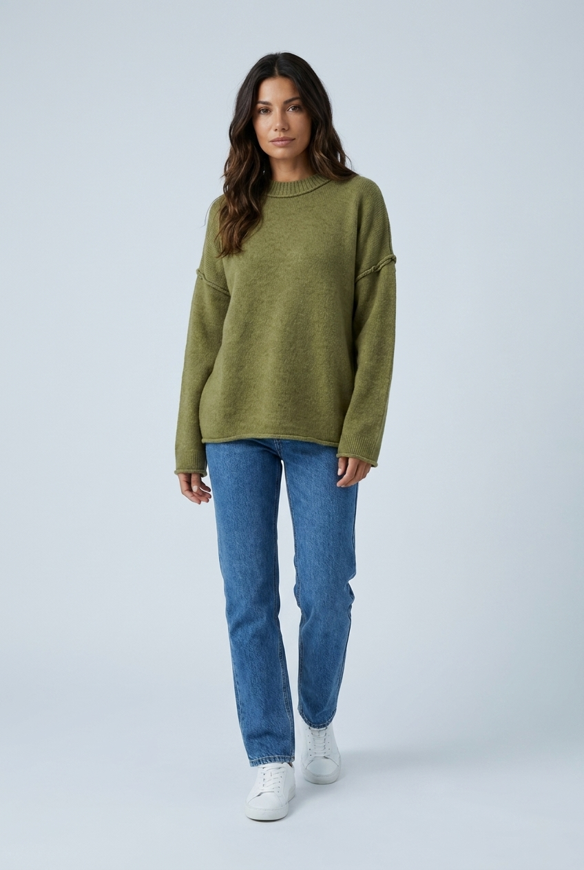 Pull ample à coutures apparentes — Juliette — Amielle Paris