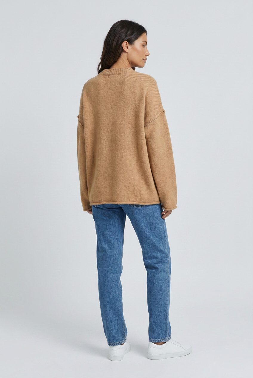 Pull ample à coutures apparentes — Juliette — Amielle Paris
