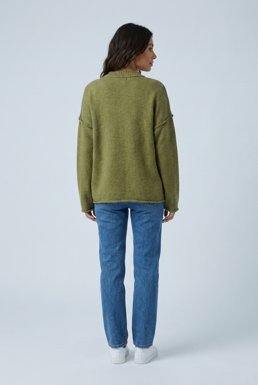 Pull ample à coutures apparentes — Juliette — Amielle Paris