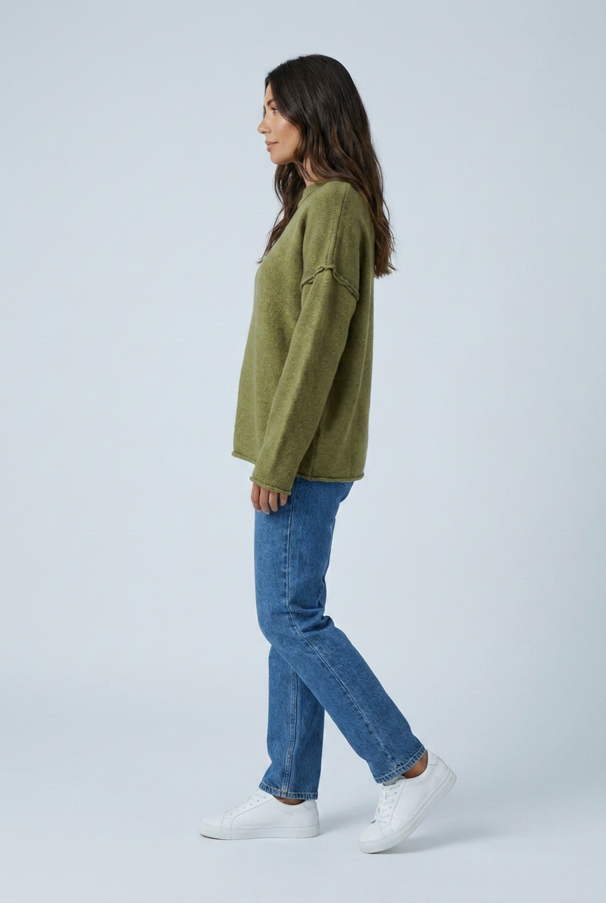 Pull ample à coutures apparentes — Juliette — Amielle Paris