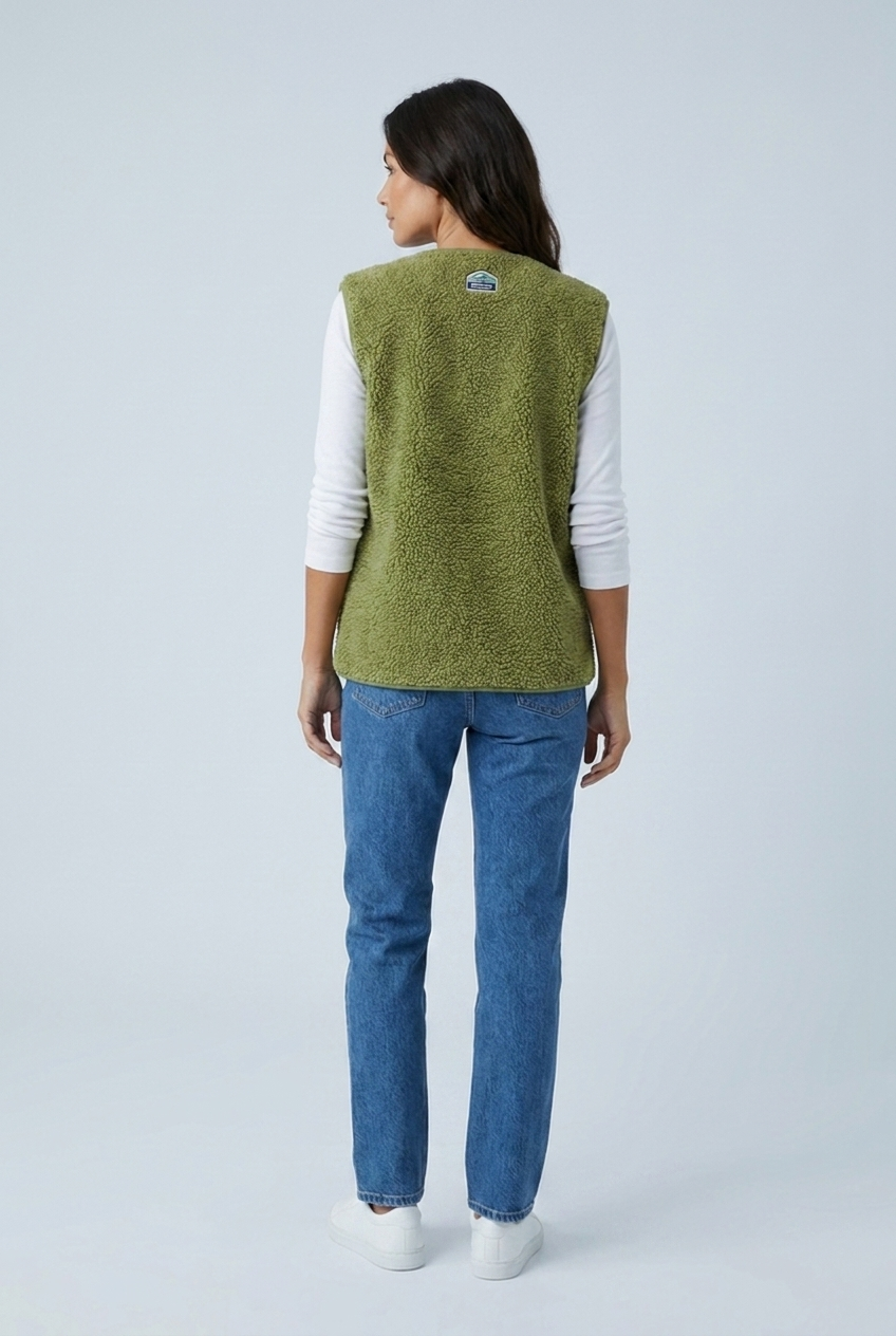 Gilet sans manches en polaire — Louise — Amielle Paris