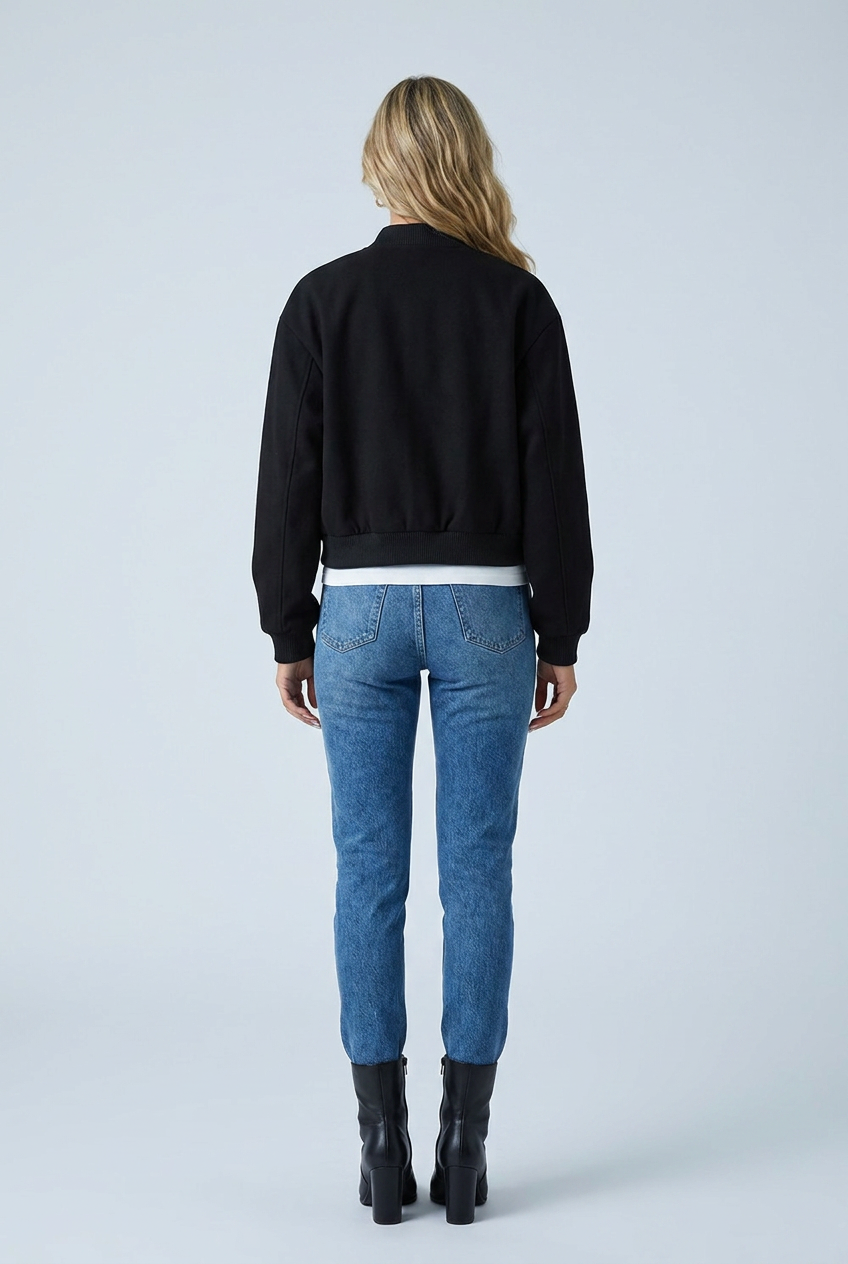 Remy — Bomber court à poches cargo — Amielle Paris