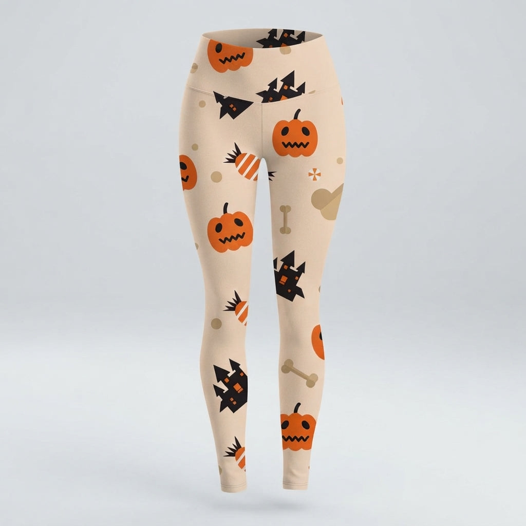Pumpkin Prowl — Legging imprimé Halloween — vue 2
