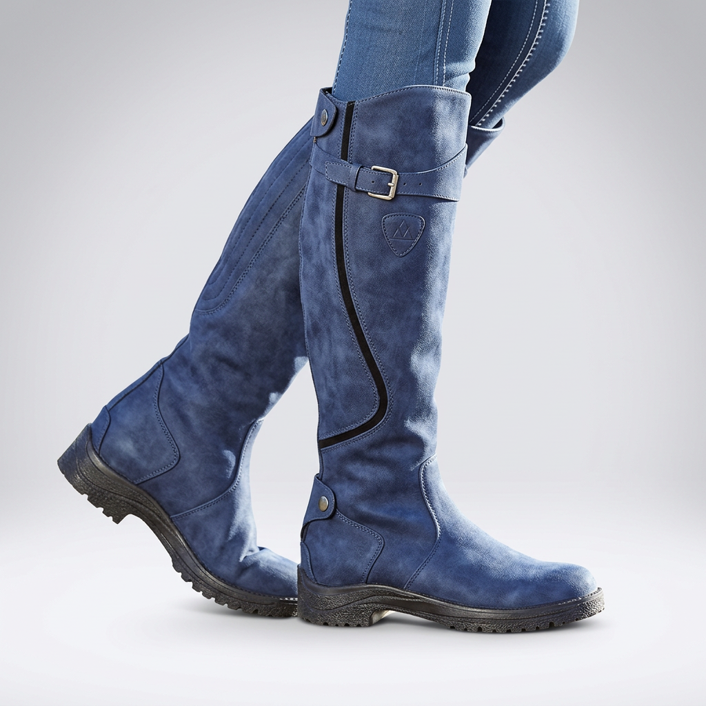Bottes hautes à boucle ajustable — Amielle Paris