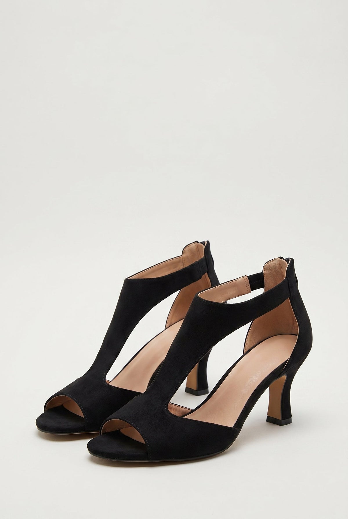 Sandales à talon fin et bride de cheville — Amielle Paris