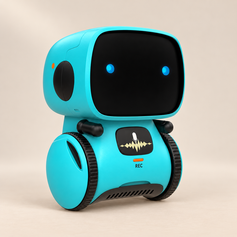 Robot interactif parlant et dansant — fonctions en anglais — vue 1