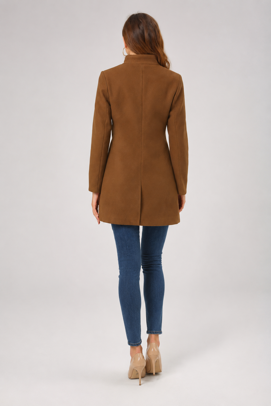 Manteau à col asymétrique — Camilla — Amielle Paris