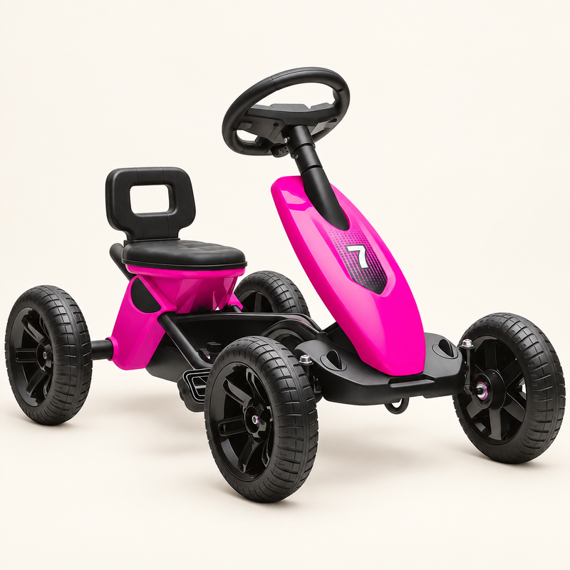 Kart à pédales enfant avec marche avant et arrière — vue 1