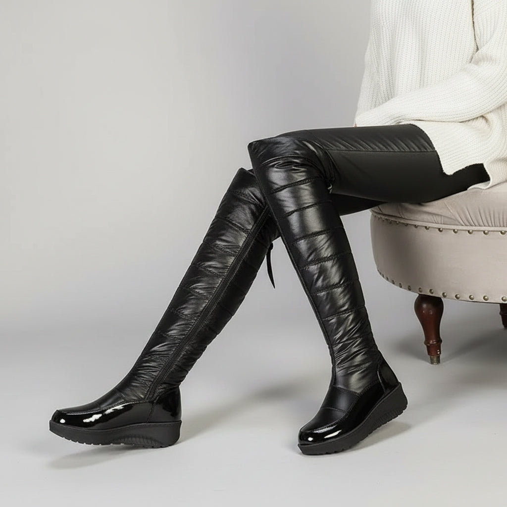 Cuissardes matelassées doublées en polaire — Amielle Paris